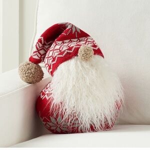 NWT Pottery Barn Sven The Gnome Shaped Pillow